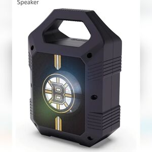 NHL Boston Bruins Bluetooth Wireless Speaker With LED Lights New In Box